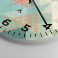 Clock face with numbers