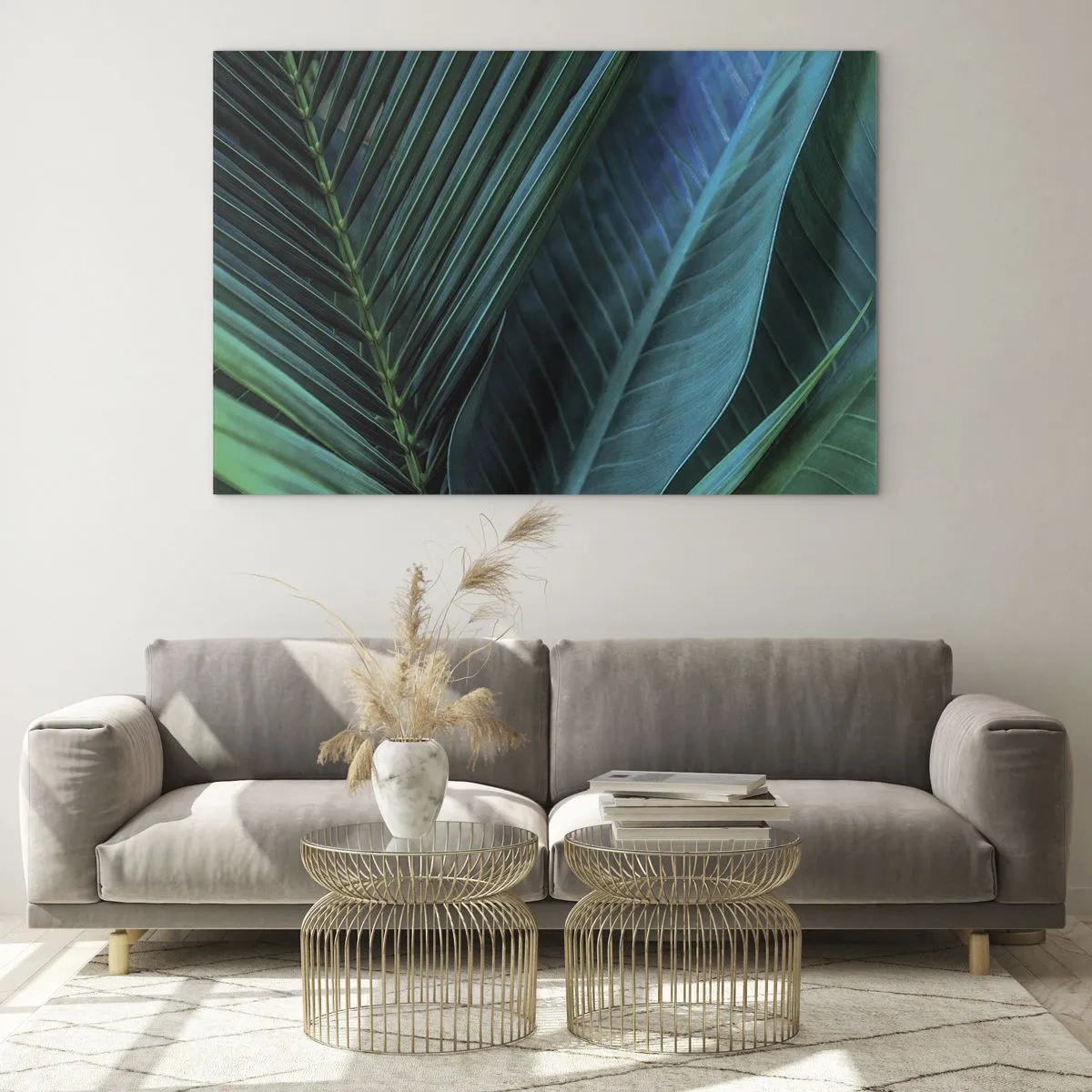 Glass picture - Anatomy of Green - 100x70 cm