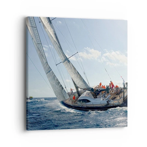 Canvas picture - Let the Better Win - 40x40 cm