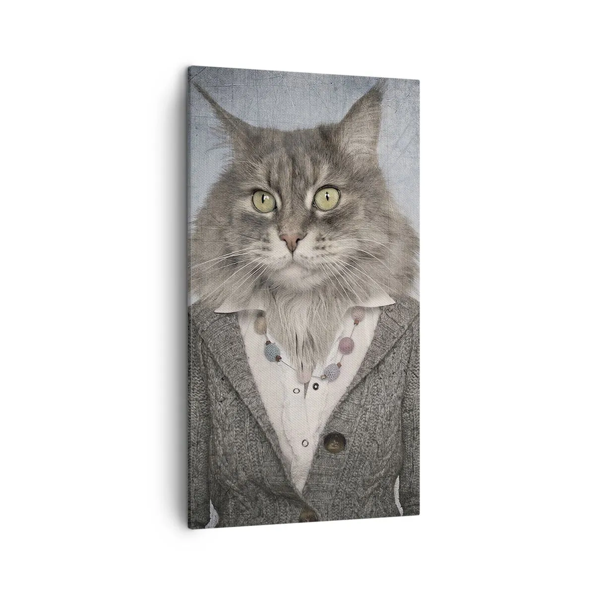 Canvas picture - Furcoats Are in Vogue Again - 45x80 cm