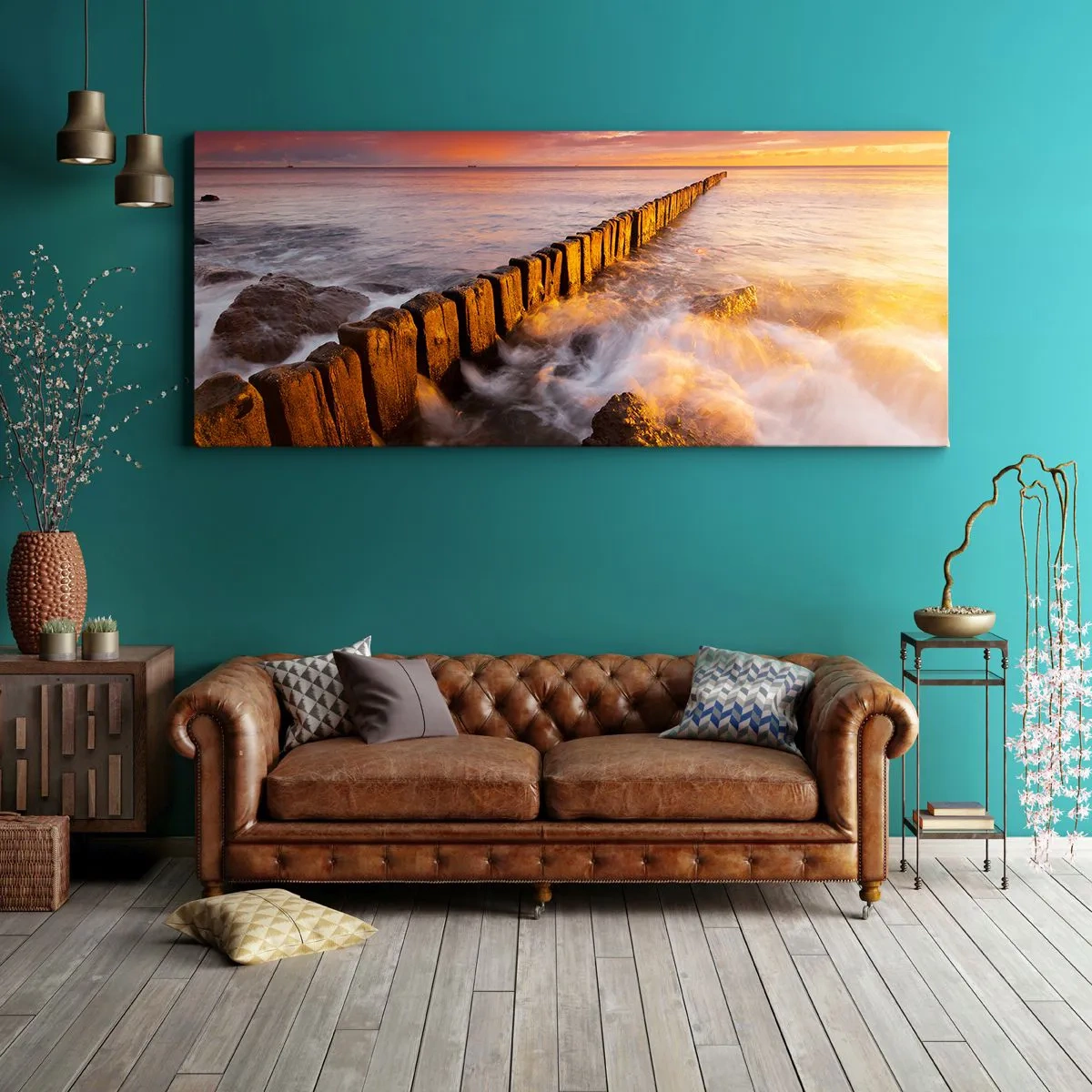 Canvas picture - Gentleness of Waves - 120x50 cm