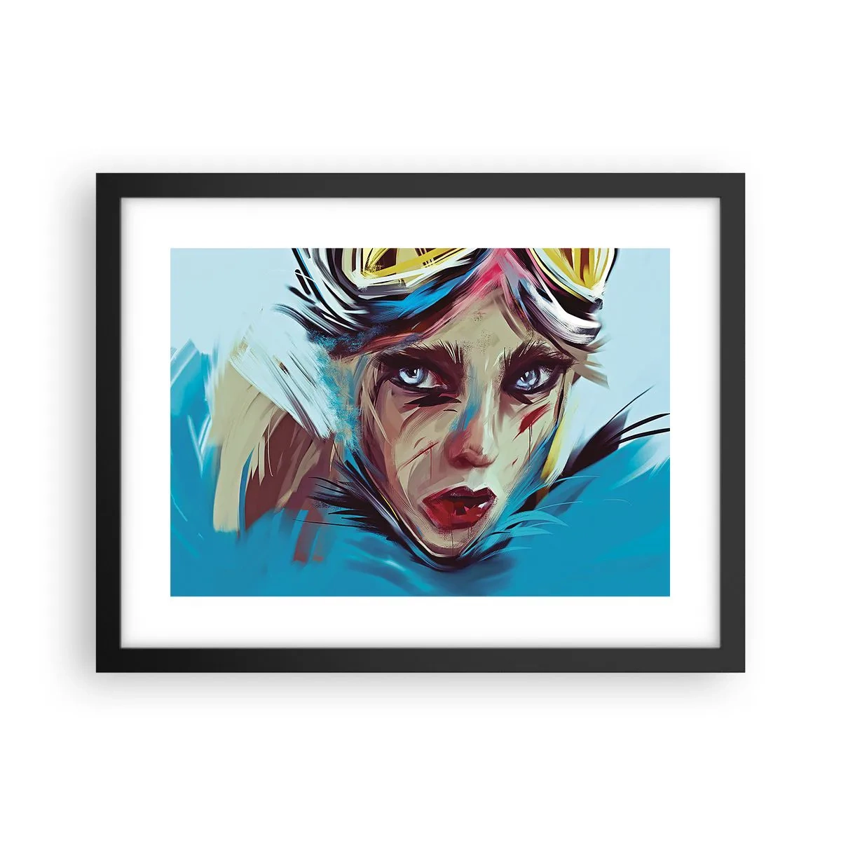 Poster in black frame - Road Mistress - 40x30 cm