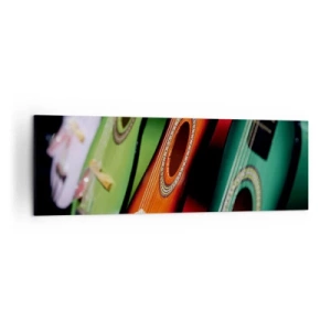 Canvas picture - Guitar Has Many Shades - 160x50 cm
