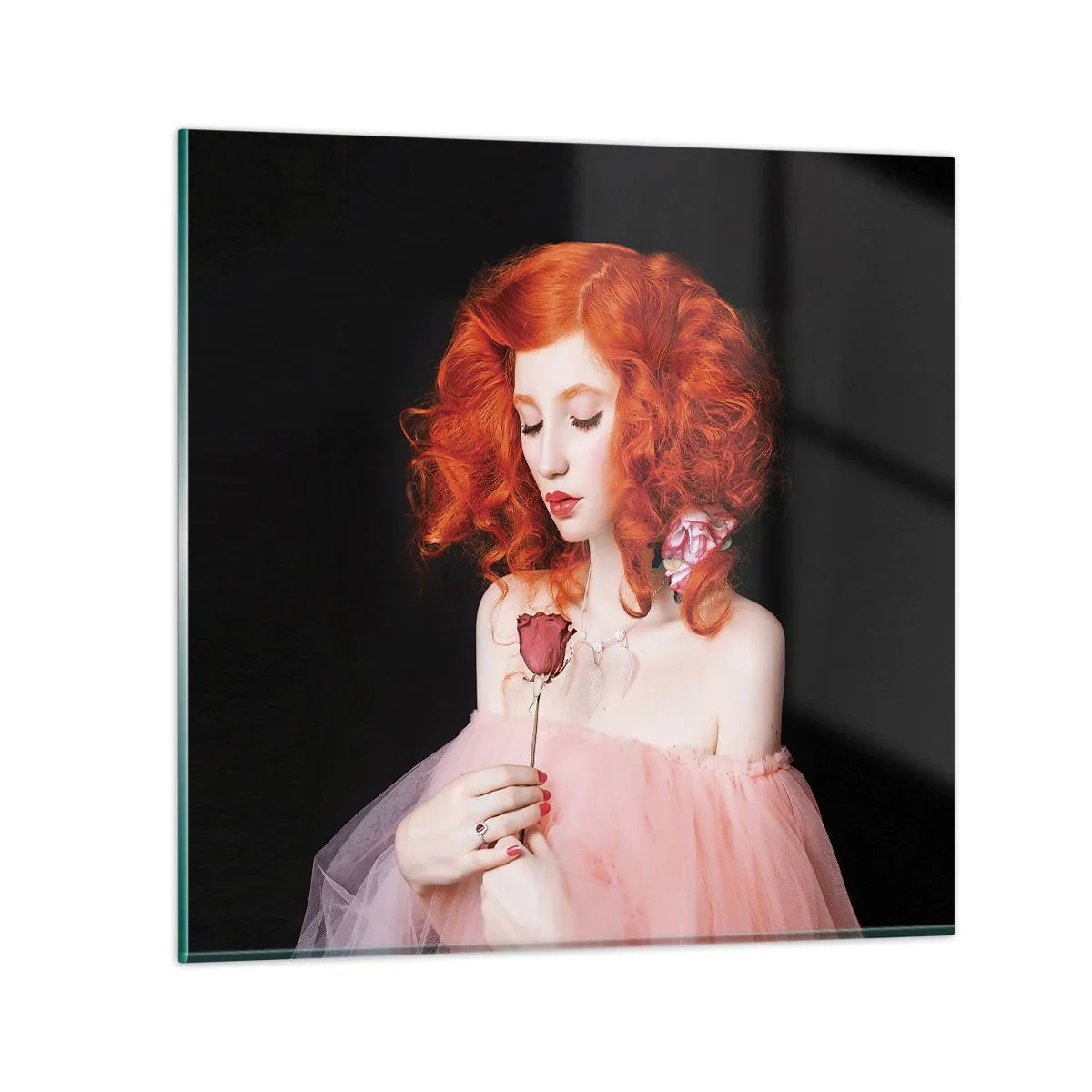 Glass picture - In Baroque Style - 40x40 cm