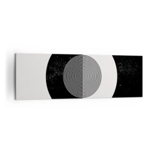 Canvas picture - Harmony in Black and White - 160x50 cm