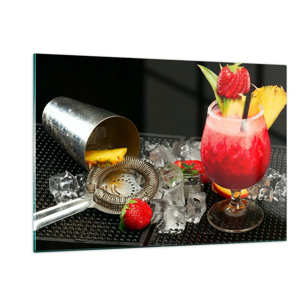 Glass picture - Coctail of Flavours - 120x80 cm