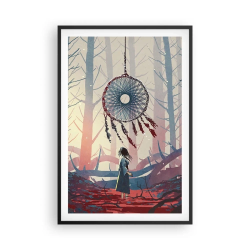 Poster in black frame - Mysterious Ritual of Life - 61x91 cm