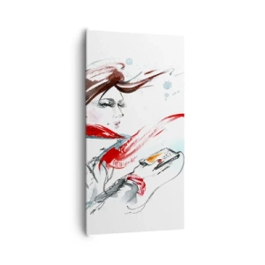 Canvas picture - I Can't Hear the Music - 65x120 cm