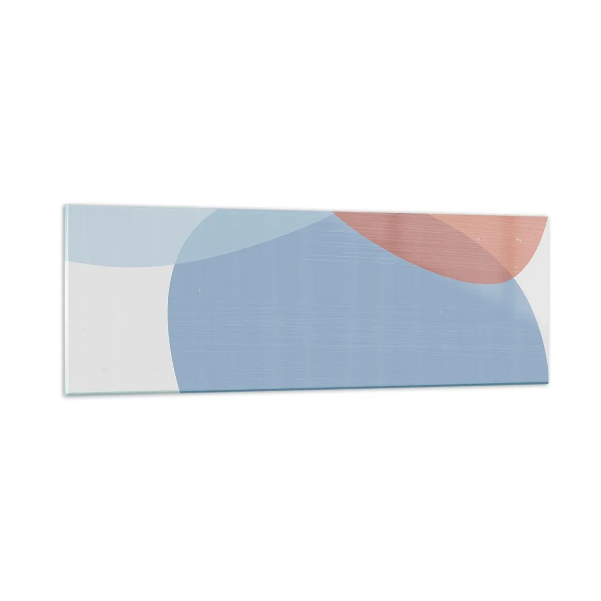 Glass picture - Pastel Relations - 90x30 cm