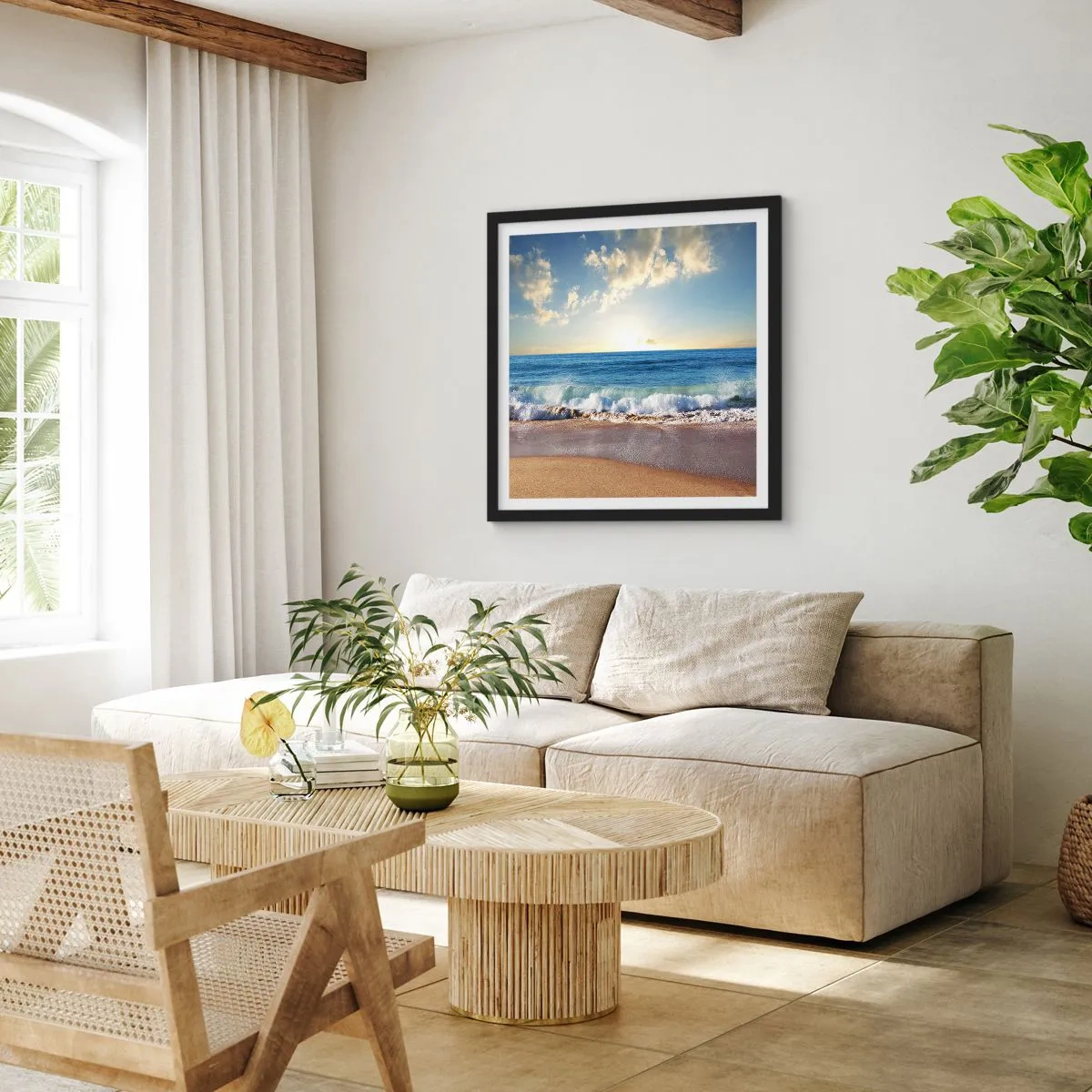 Poster in black frame - Moving Still - 40x40 cm