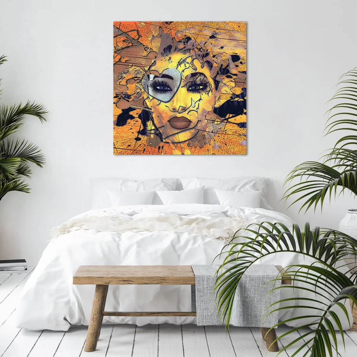 Canvas picture - Sunny Beauty - 60x60 cm
