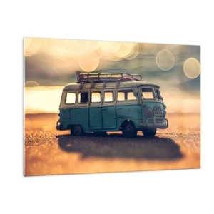 Glass picture - The End of Idol of Money and Work - 120x80 cm