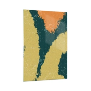 Glass picture - Abstract - Slow Motion - 70x100 cm