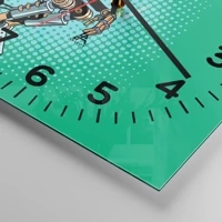 Clock face with numbers