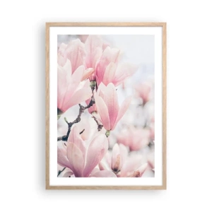 Poster in light oak frame - Ideal of Subtlety - 50x70 cm