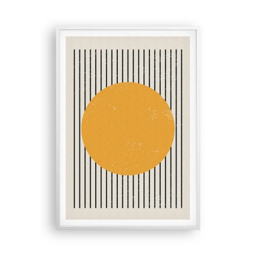 Poster in white frmae - Power of Simplicity - 70x100 cm