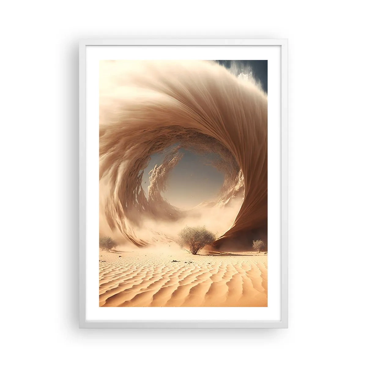 Poster in white frmae - Open Portal - 50x70 cm