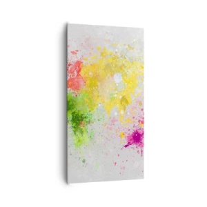 Canvas picture - All the Colours of the World - 65x120 cm