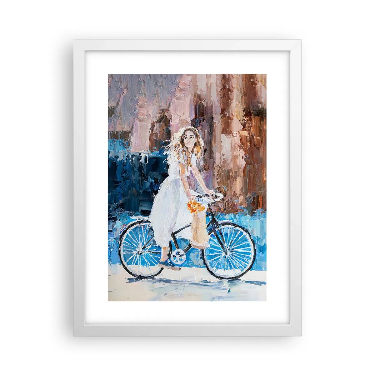 Poster in white frmae - Morning Joy - 30x40 cm
