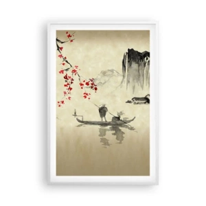 Poster in white frmae - In Cherry Blossom Country - 61x91 cm