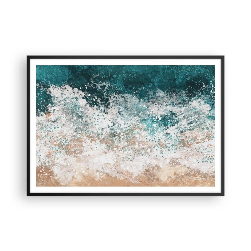Poster in black frame - Sea Tales - 100x70 cm