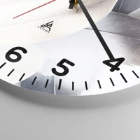 Clock face with numbers