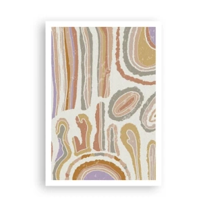 Poster - Colourful Cross-Sections - 70x100 cm