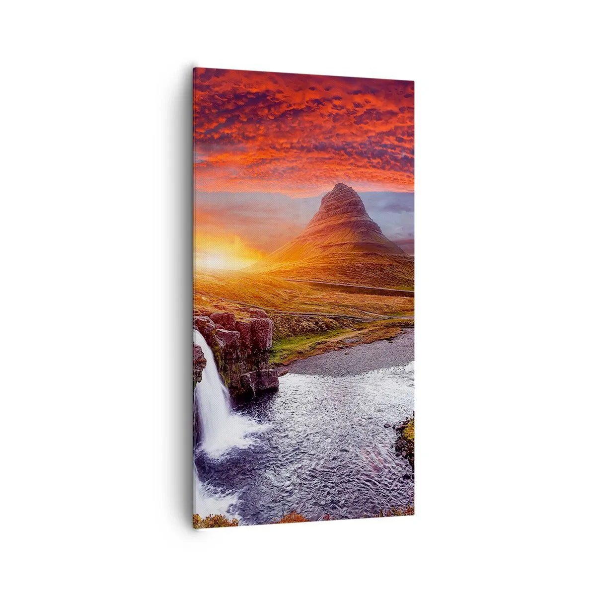 Canvas picture - View of Middle-Earth - 65x120 cm