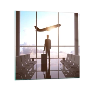 Glass picture - You Have Time, Slow Down - 40x40 cm