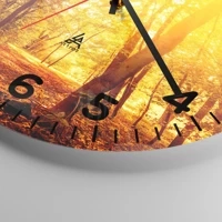 Clock face with numbers