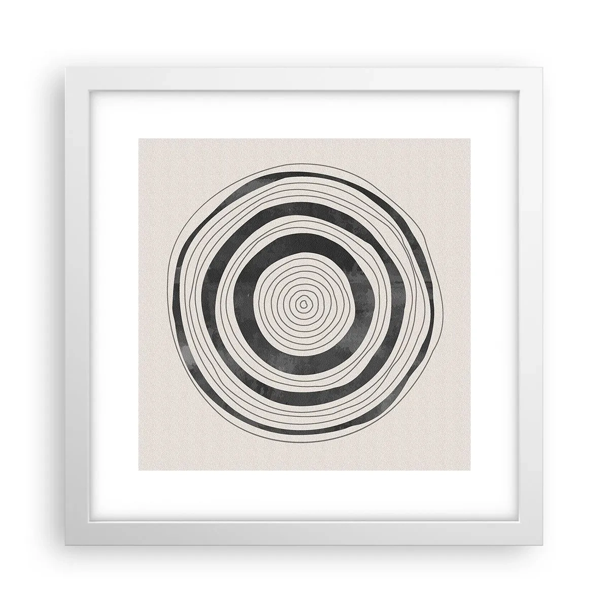 Poster in white frmae - Important What's in Between - 30x30 cm