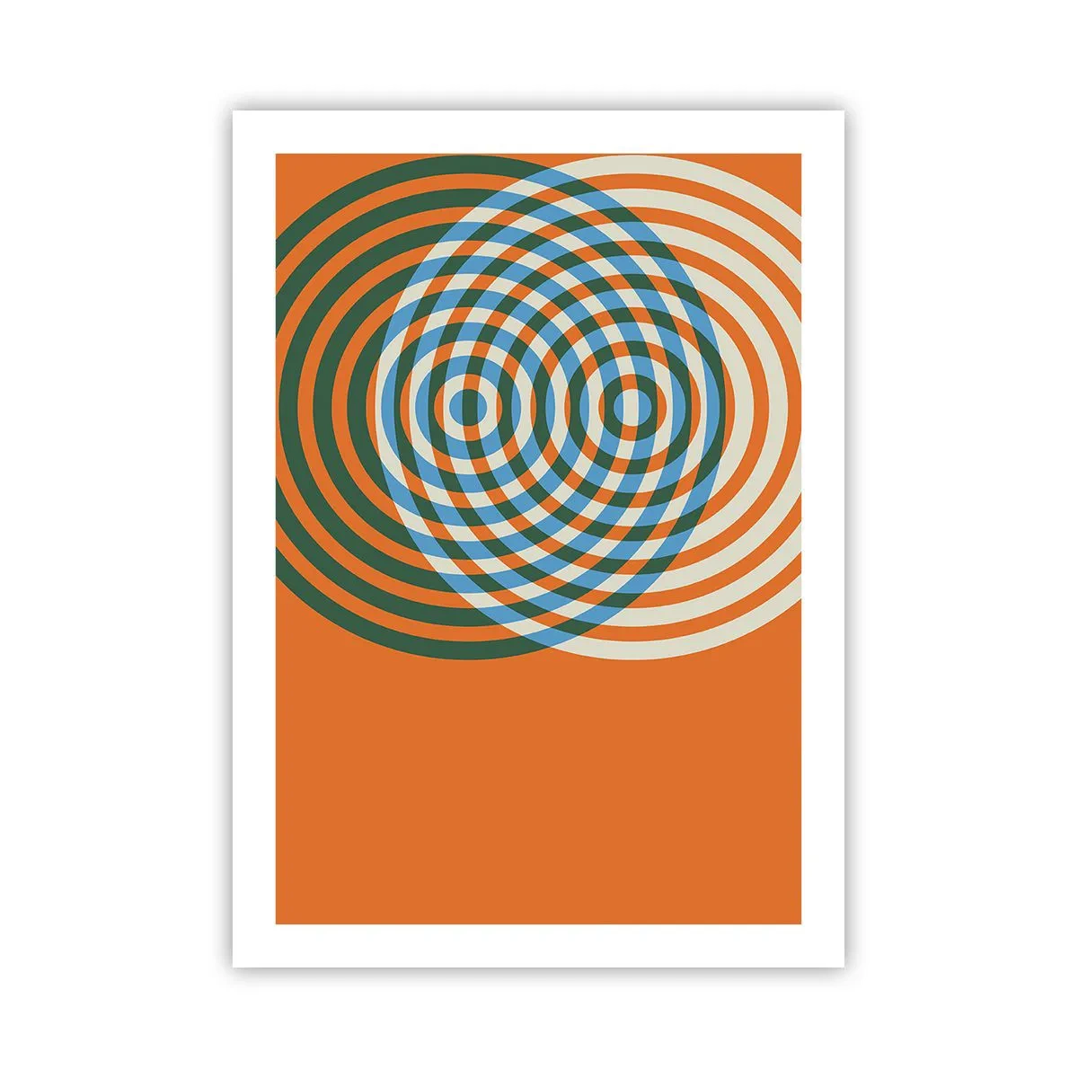 Poster - Abstract Variation on a Circle - 50x70 cm