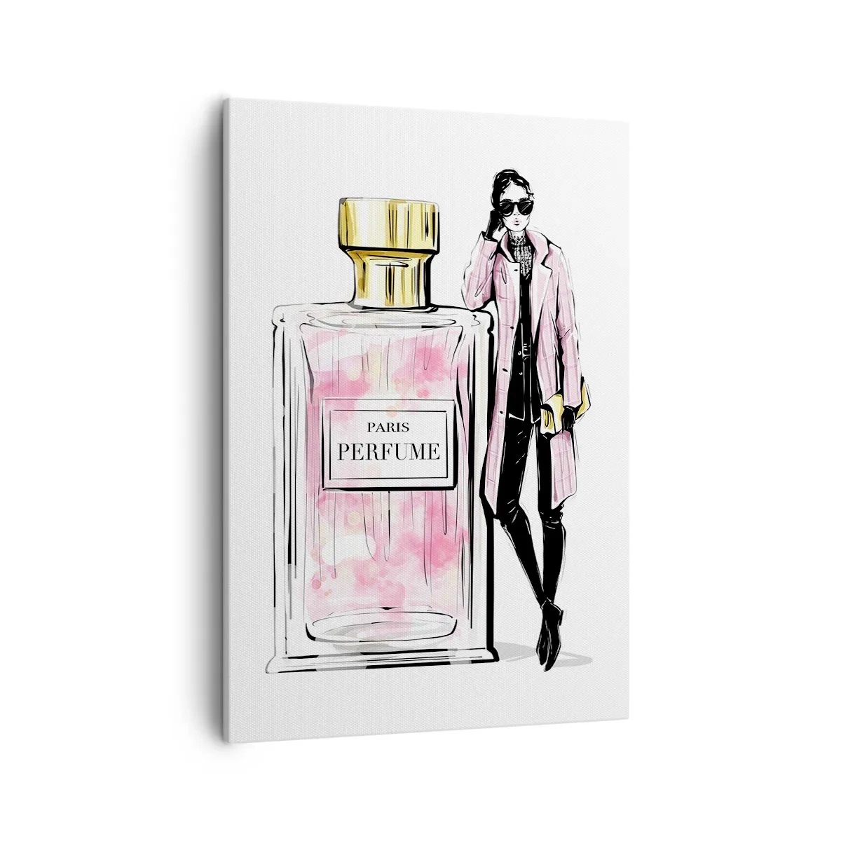 Canvas picture - Parisian Sensuality - 50x70 cm