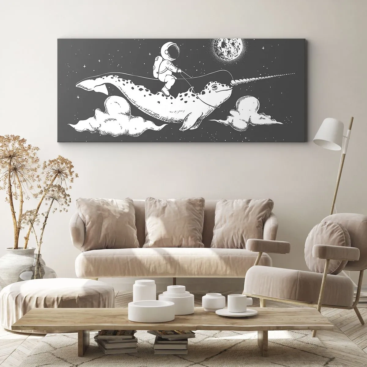Canvas picture - Space Rider - 160x50 cm