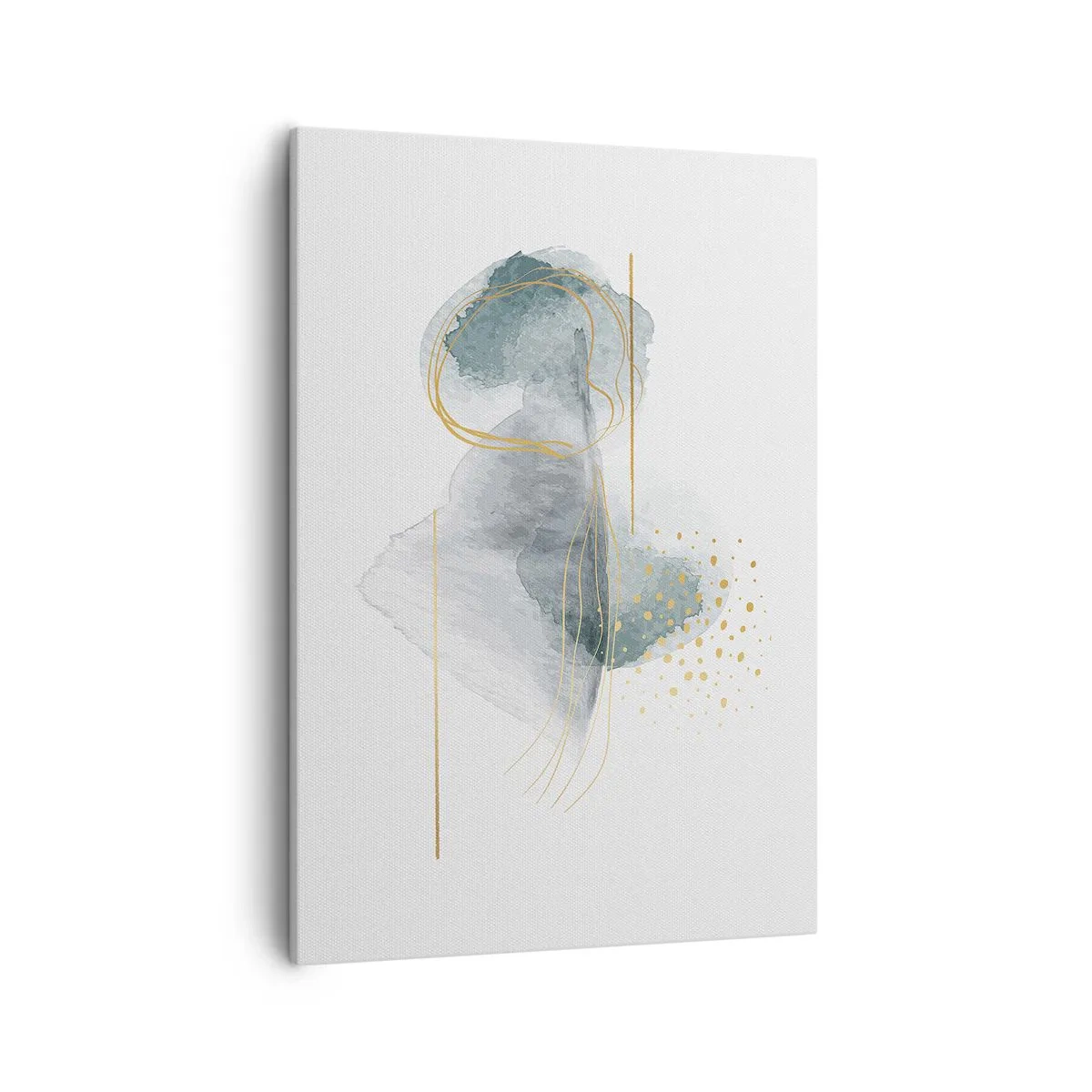 Canvas picture - On the Relationships of Grey and Gold - 50x70 cm