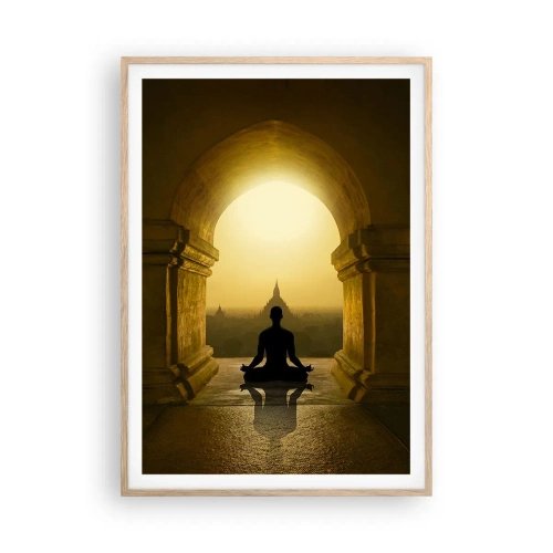 Poster in light oak frame - Full Harmony - 70x100 cm