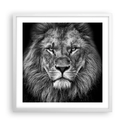 Poster in white frmae - In Coronation Clothes - 50x50 cm