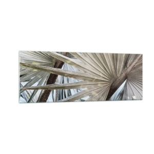 Glass picture - Fans in tropics - 140x50 cm