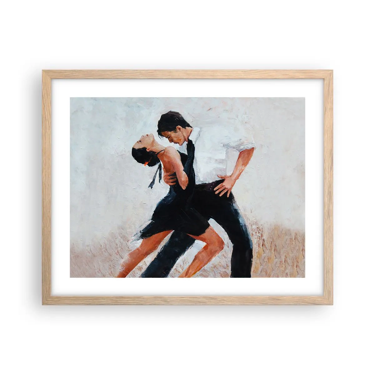 Poster in light oak frame - Tango of My Dreams - 50x40 cm