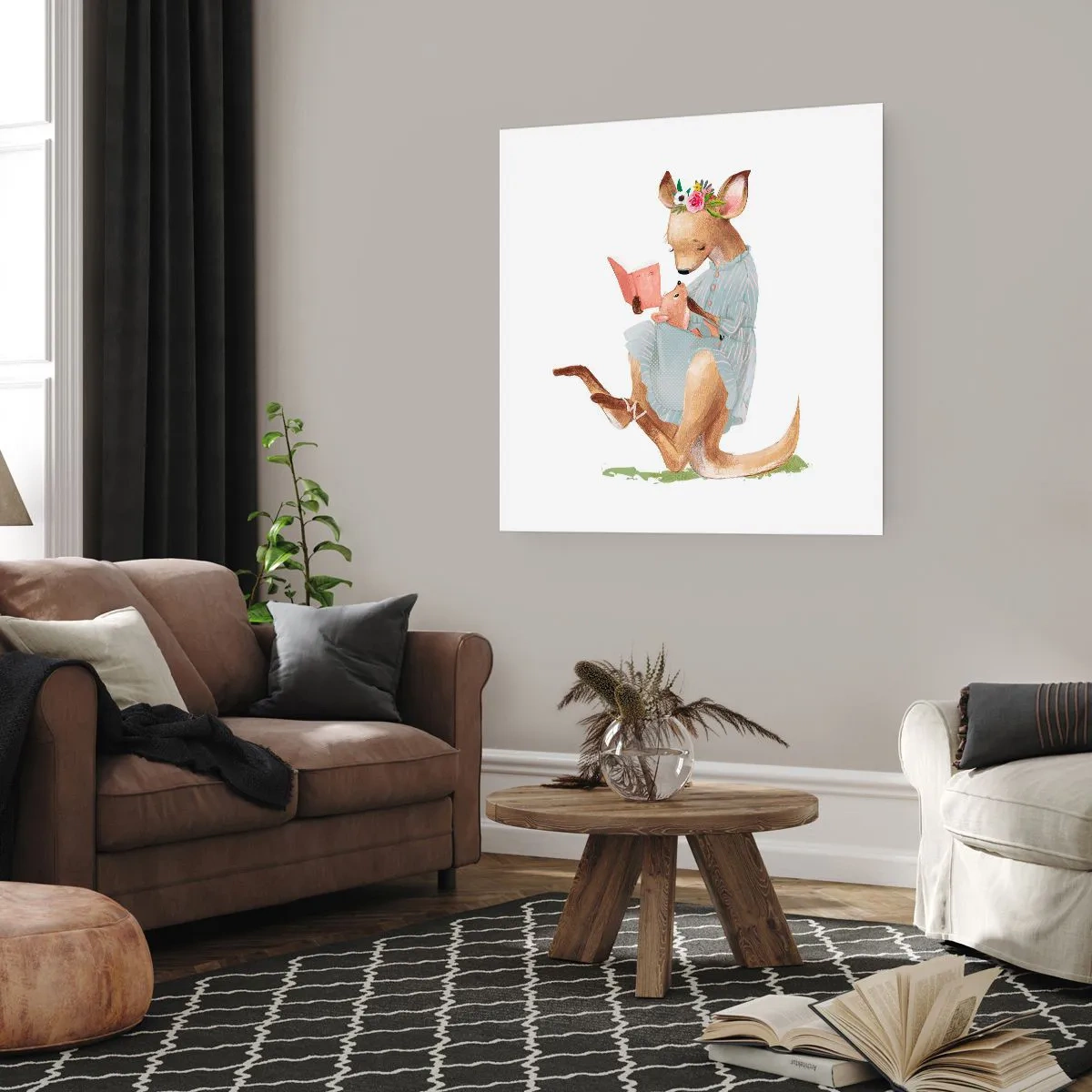 Poster - Read to Me, Mum - 60x60 cm