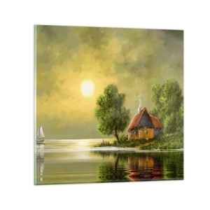 Glass picture - Pretty As a Picture - 40x40 cm