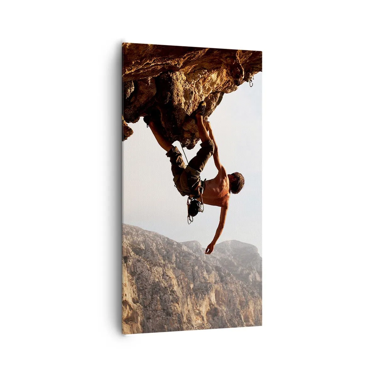 Canvas picture - The Whole World on a Sharp Cliff - 65x120 cm