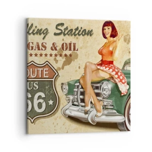 Canvas picture - Wonderful 40-ies - 70x70 cm