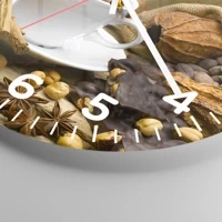 Clock face with numbers