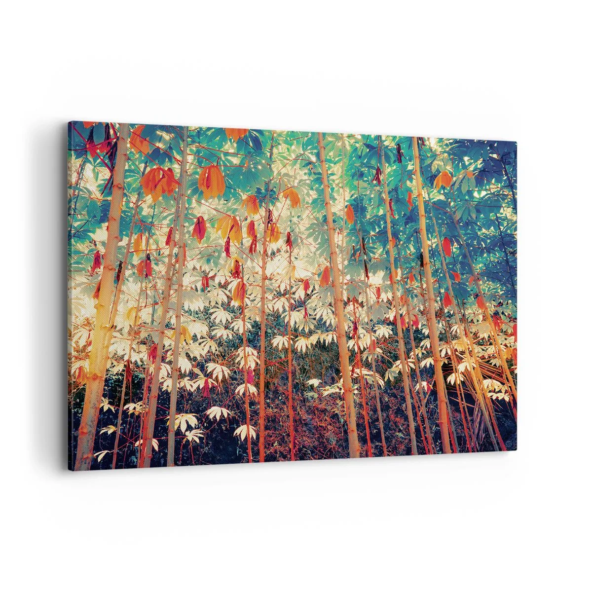 Canvas picture - Secret Life of Leaves - 100x70 cm
