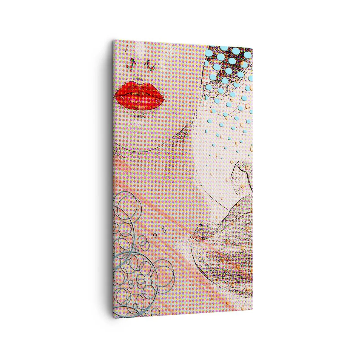 Canvas picture - Comic Heroine - 45x80 cm
