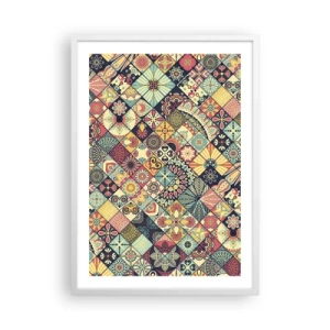 Poster in white frmae - Moroccan Style - 50x70 cm