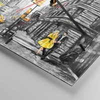 Clock face with lines