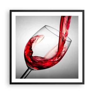 Poster in black frame - Colour - Movement - Sound - 60x60 cm