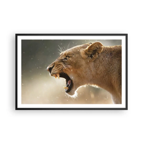 Poster in black frame - Try Not to Listen - 91x61 cm